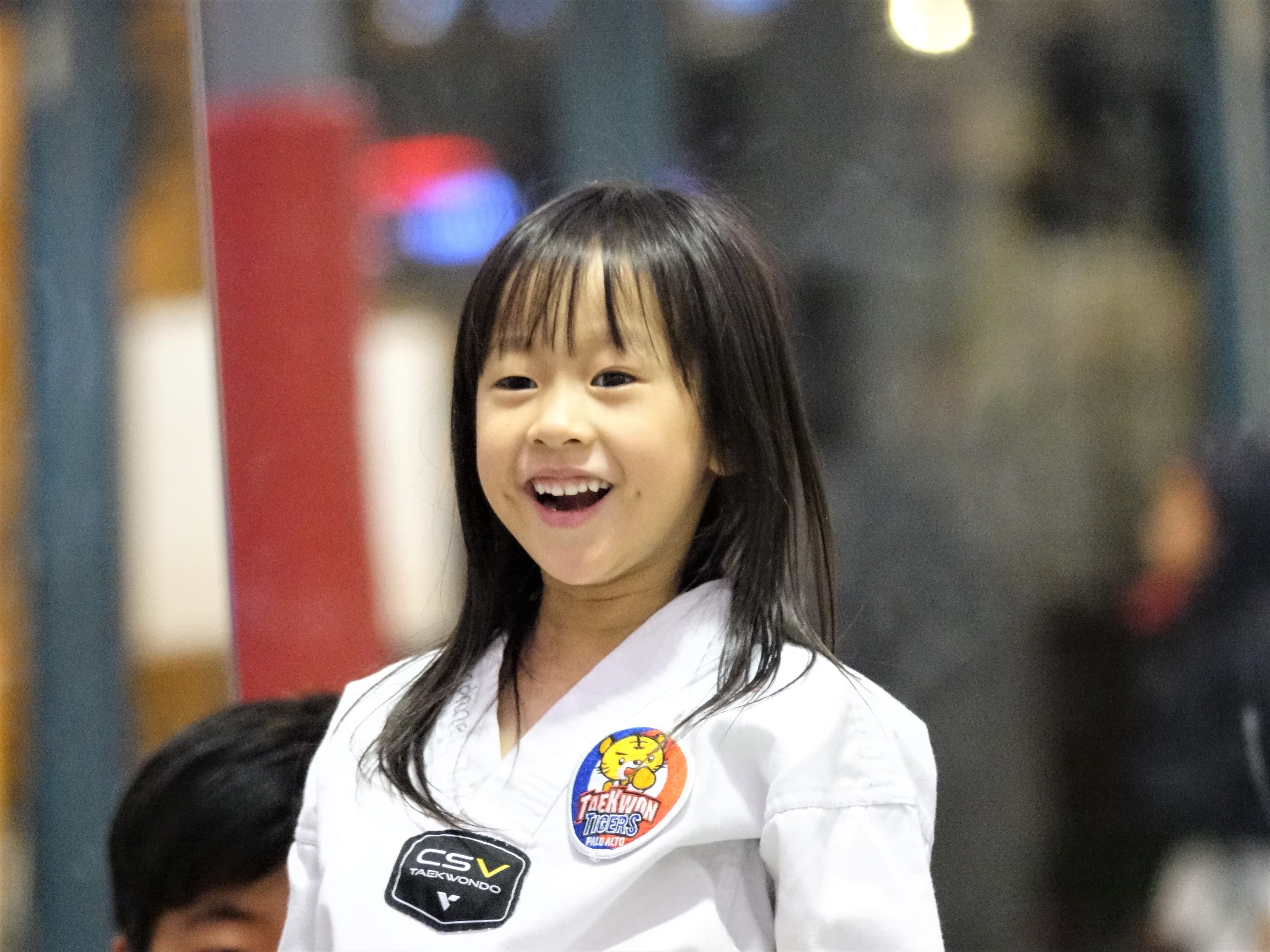 Eagle Taekwondo students training